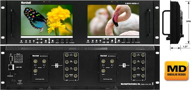 Monitor Marshall V-MD702-HDSDIx2