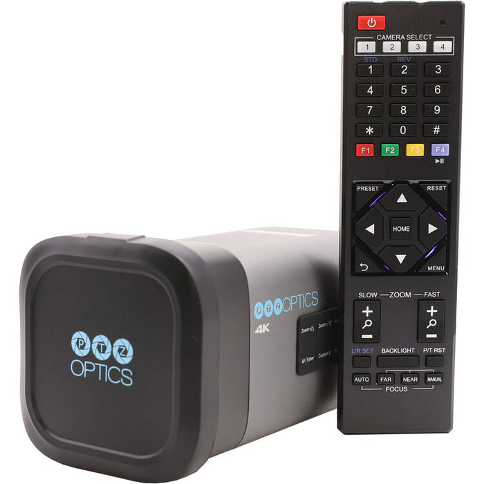 Cámara PTZOptics Studio 4K con zoom óptico de 20x (gris)