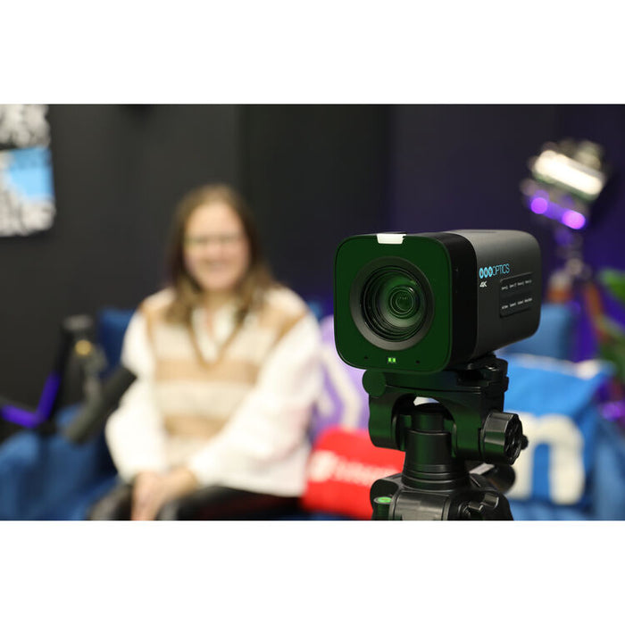 Cámara PTZOptics Studio 4K con zoom óptico de 20x (gris)