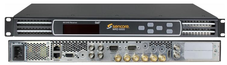 Senncore Decodificador Receptor profesional UHD MRD 6000