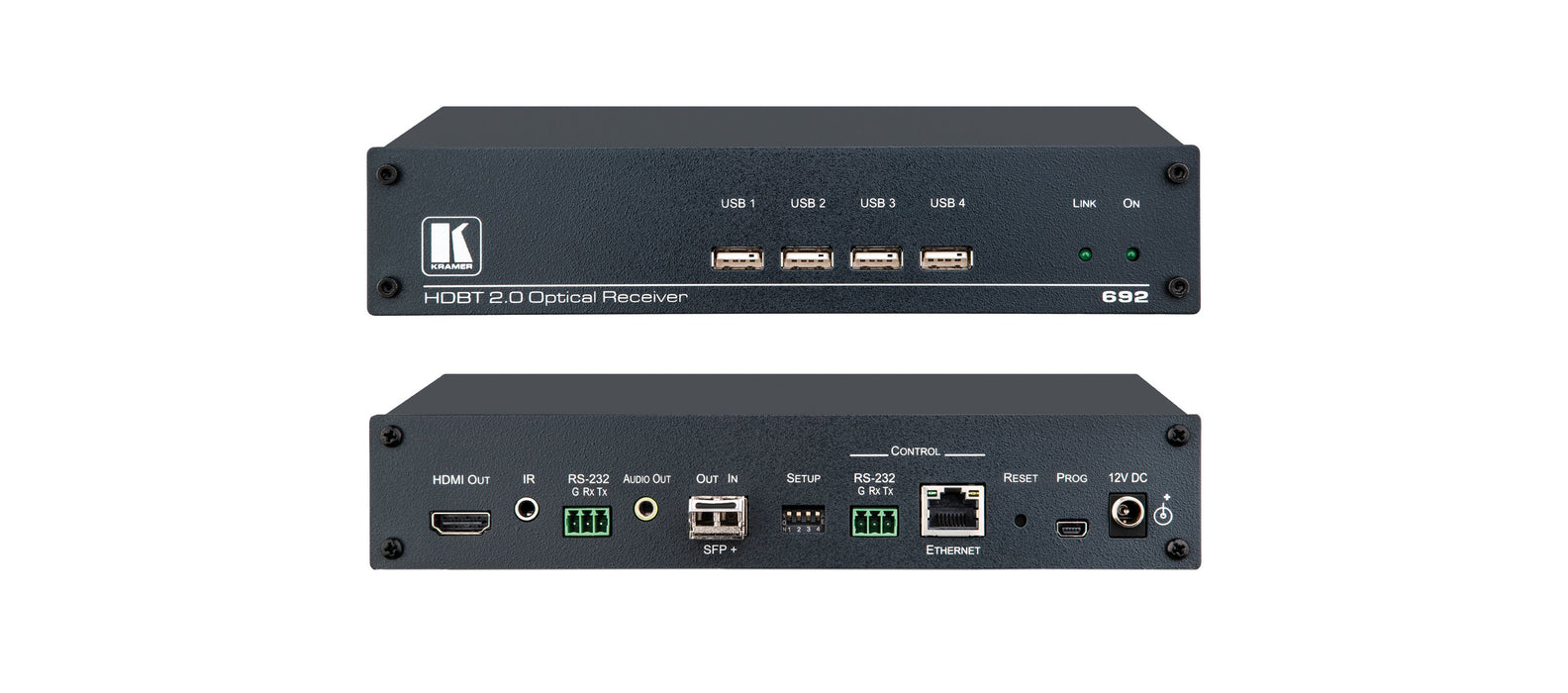 Transmisor de fibra óptica 4K60 4: 2: 0 HDMI